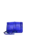 REBECCA MINKOFF Metallic Chevron Quilted Crossbody Bag