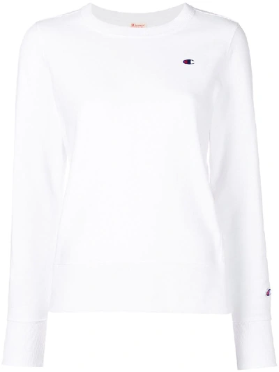 Champion Reverse Weave® Crop Sweatshirt In White