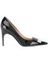 SERGIO ROSSI SERGIO ROSSI SR1 POINTED PUMPS - BLACK