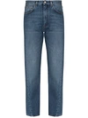 Totême Toteme Twisted Seam Slim Jeans In Blue