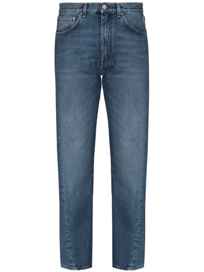 Totême Original Straight Leg Jeans In Blue