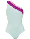 ADRIANA DEGREAS ONE SHOULDER SWIMSUIT