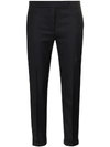 THOM BROWNE THOM BROWNE STRAIGHT STRIPE TROUSERS - BLUE