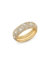 LANA 14K YELLOW GOLD DIAMOND CURVE RING,PROD214310125