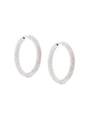 CAROLINA BUCCI Florentine Finish small thick round hoop earrings