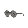 CELINE DARK GREEN ROUND-FRAME SUNGLASSES,2812302