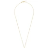 ANNI LU Cross 18ct gold-plated chain necklace