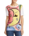 BOUTIQUE MOSCHINO MOON & STARS GRAPHIC TEE,182RJ120461404002