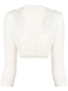 OSCAR DE LA RENTA KNIT BOLERO CARDIGAN