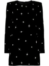 SAINT LAURENT SEQUIN EMBROIDERED STAR DRESS