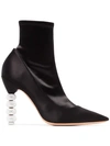 SOPHIA WEBSTER COCO CRYSTAL 100 ANKLE BOOTS