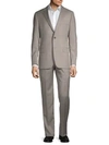 HICKEY FREEMAN CLASSIC FIT MILBURN IIM SERIES WOOL SUIT,0400099291297