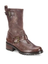 COLE HAAN Hemlock Leather Moto Boots,0400098089034