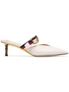 GUCCI 45 MULES WITH BAMBOO HEEL