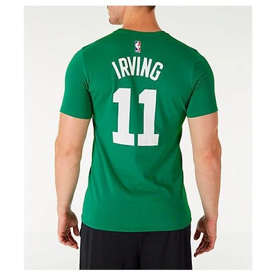 Nike Men's Kyrie Irving Boston Celtics Name & Number T-shirt In Green