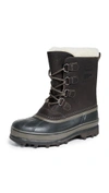 Sorel Men's Caribou Wool-lined Boots In Quarry/buffalo