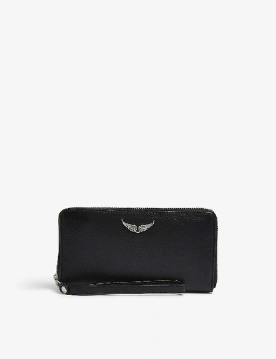 Zadig & Voltaire Compagnon Wallet In Noir