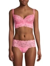 Cosabella 'never Say Never Sweetie' Bralette In Pink Passion