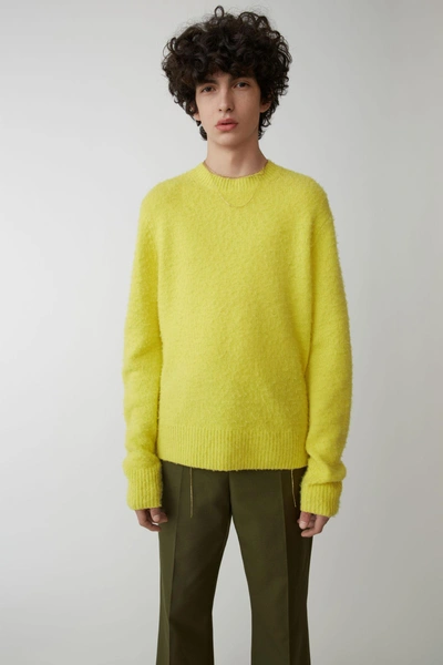 Acne Studios Crewneck Sweater Yellow