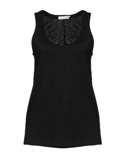 Rag & Bone Tank Tops In Black