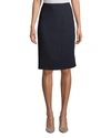 AKRIS WOOL-BLEND KNEE-LENGTH PENCIL SKIRT,PROD138850010