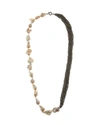 M.C.L BY MATTHEW CAMPBELL LAURENZA HALF BAROQUE PEARL & SPINEL NECKLACE,PROD214930065