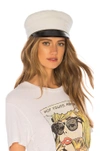 Ruslan Baginskiy Baker Boy Cap In White