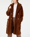 WEEKEND MAX MARA FURRY BUTTON-FRONT JACKET
