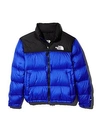 The North Face 1996 Retro Nuptse Quilted Shell And Ripstop Hooded Down Jacket In Aztec Blue