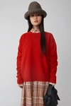ACNE STUDIOS Basic sweater brick red