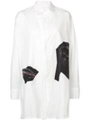 YOHJI YAMAMOTO oversized appliqué shirt