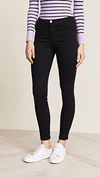 Frame 'le Skinny De Jeanne' Stretch Jeans In Film Noir
