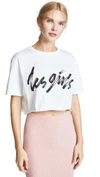 LES GIRLS LES BOYS Les Girls Crop T-Shirt