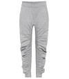 Stella Mccartney Draped Track Trousers In Grey