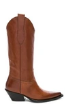 MAISON MARGIELA Mid Leather Western Boots,MMAR-WZ148