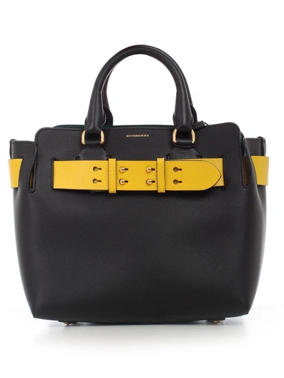 Burberry Small Leather Belt Bag In Black