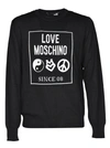 LOVE MOSCHINO INTARSIA LOGO jumper,10691545