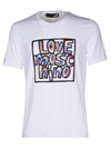 LOVE MOSCHINO PRINTED T-SHIRT,10691520