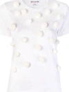 COMME DES GARCONS GIRL BALLS EMBELLISHED T-SHIRT,10692002