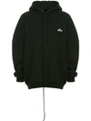 We11 Done We11done Black Wapen Logo Hoodie In Black