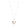 Lily & Roo Sterling Silver Small Heart Locket In Heart