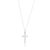 LILY & ROO STERLING SILVER CROSS CHARM NECKLACE