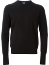 Drumohr Crew Neck Sweater In Black
