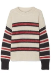 ISABEL MARANT ÉTOILE Russell striped mohair-blend sweater