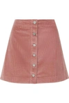 ELIZABETH AND JAMES PREWITT COTTON-CORDUROY MINI SKIRT