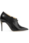 JENNIFER CHAMANDI FAUSTO 105 LEATHER ANKLE BOOTS