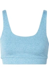 WE/ME THE UNIVERSAL REVERSIBLE STRETCH-JERSEY SPORTS BRA