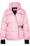 PRADA PRINTED QUILTED SHELL DOWN JACKET