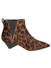 Ash Cosmos Pony Africa Ankle Boots In Maculato