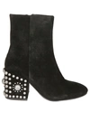 Ash Era Ankle Boots In Black